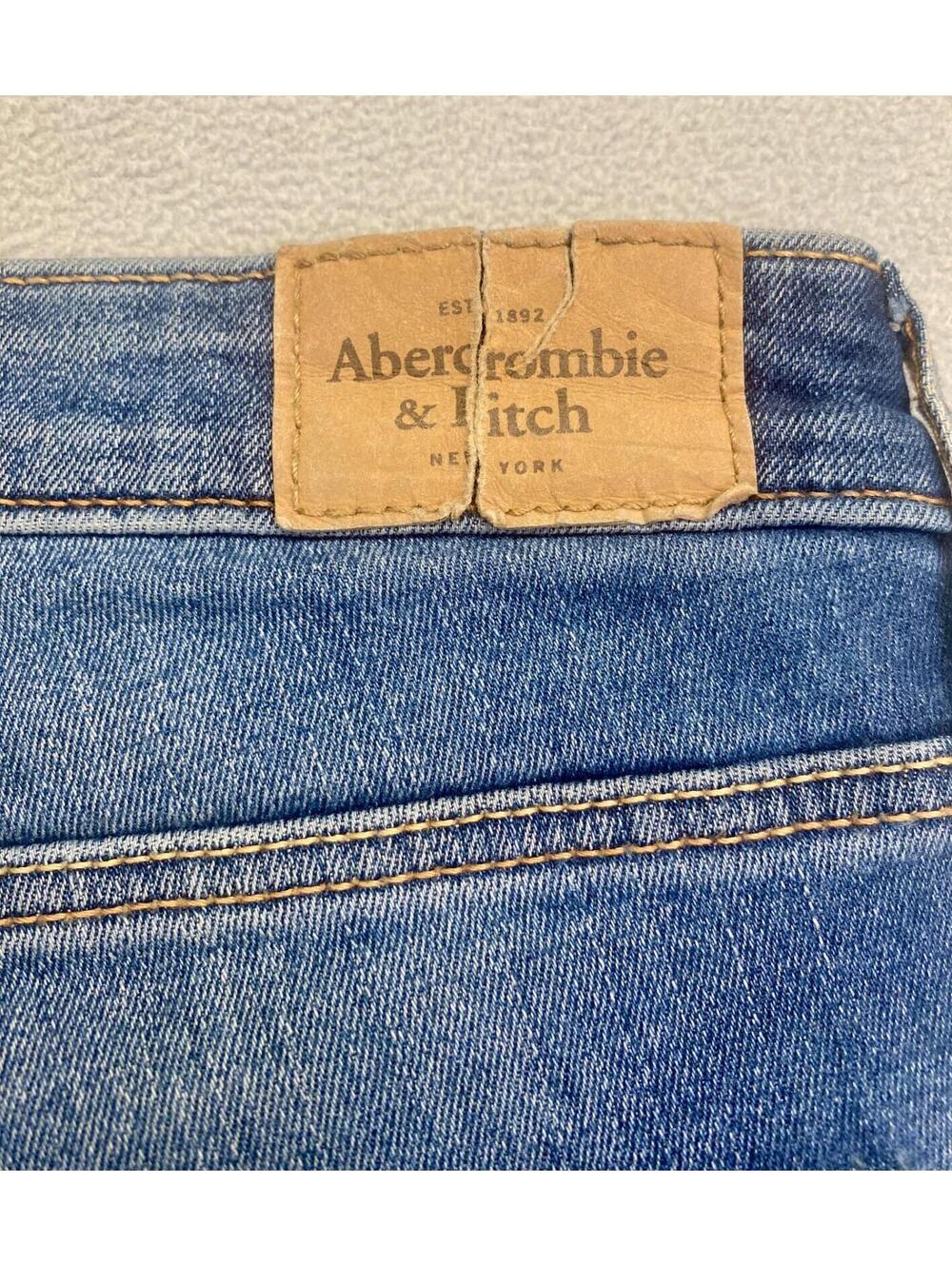 Abercrombie & Fitch Womens Jeans Size 10L W30xL33 Stretchy One Issue See Pics - Picture 4 of 6